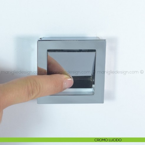 Maniglia incasso per mobile Confalonieri MB09107B cromo lucido
