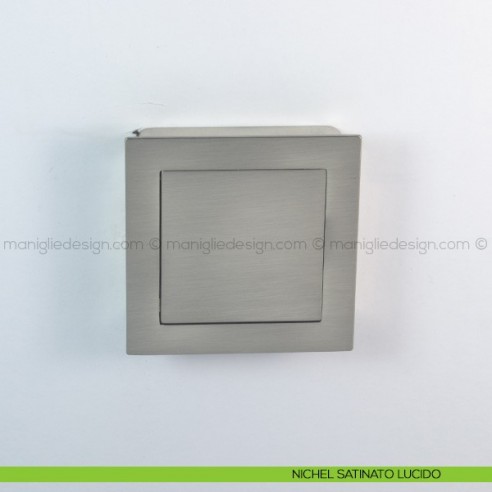 Maniglia incasso per mobile Confalonieri MB09107B nichel satinato lucido