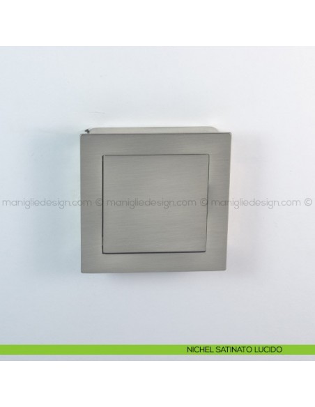 Maniglia incasso per mobile Confalonieri MB09107B nichel satinato lucido