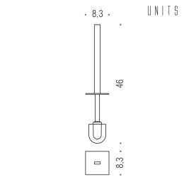 Manico con ciuffo Colombo Design Units B1668