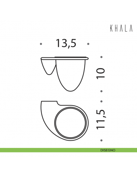 Porta bicchiere Colombo Design Khala disegno