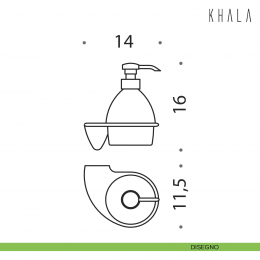 Spandisapone da muro Colombo Design Khala 2