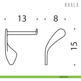 Porta rotolo Colombo Design Khala 2