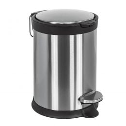 Pattumiera tonda in acciaio inox Colombo Design litri 3 B9212