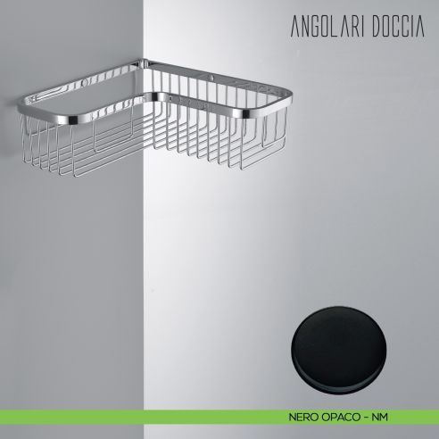 Angolare doccia Colombo Design neropaco
