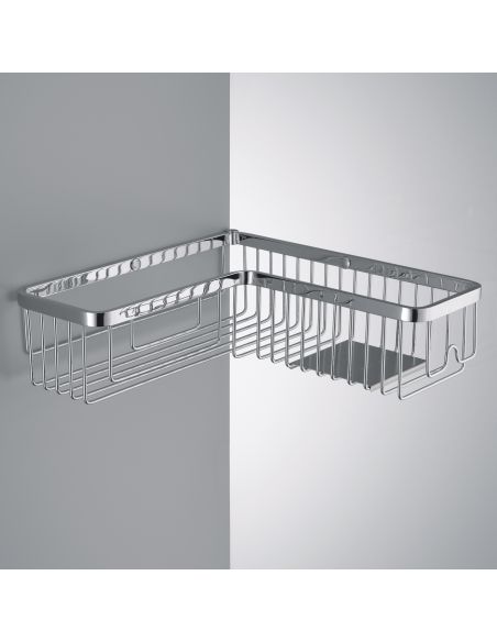 Angolare doccia Colombo Design con ripiano in inox