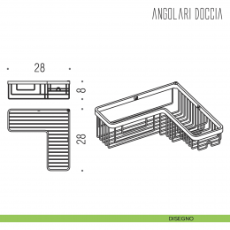Angolare doccia Colombo Design 2
