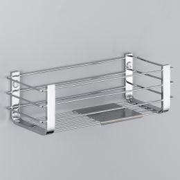 Portaoggetti da doccia e vasca Colombo Design con ripiano inox