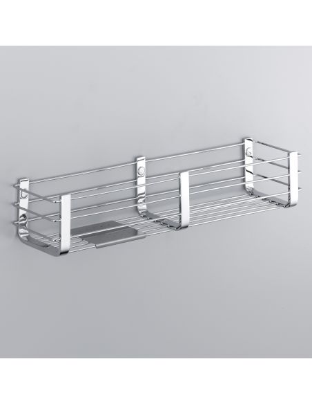 Portaoggetti da doccia e vasca Colombo Design con ripiano inox