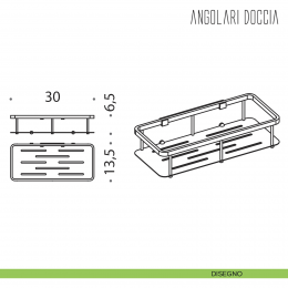 Angolare doccia Colombo Design sganciabile 2