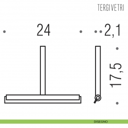Tergivetro per box doccia Colombo Design B9656 2