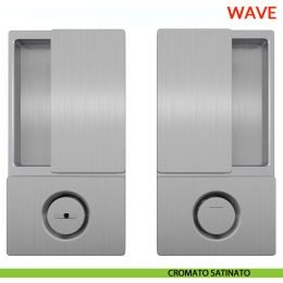 Maniglia Wave AGB foro bagno per porta scorrevole con chiusura 2