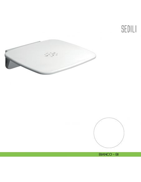 Sedile per doccia ribaltabile Colombo Design B9645 bianco