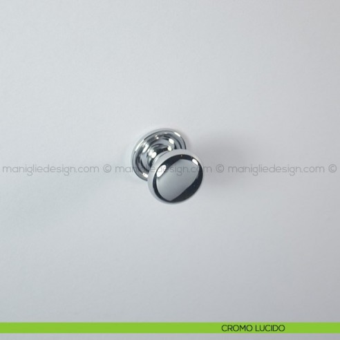 Pomello per mobile Confalonieri LIB0014 cromo lucido