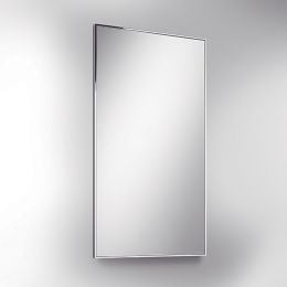 Specchio rettangolare con cornice acciaio Colombo Design Fashion Mirrors 90x50 cm