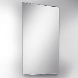 Specchio rettangolare con cornice acciaio Colombo Design Fashion Mirrors 100x60 cm
