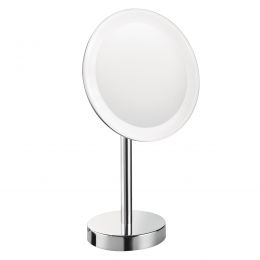Specchio ingranditore da appoggio 3x con luce LED Colombo Design