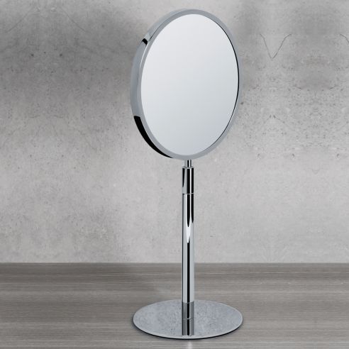 Specchio ingranditore da appoggio 3x Colombo Design regolabile in altezza