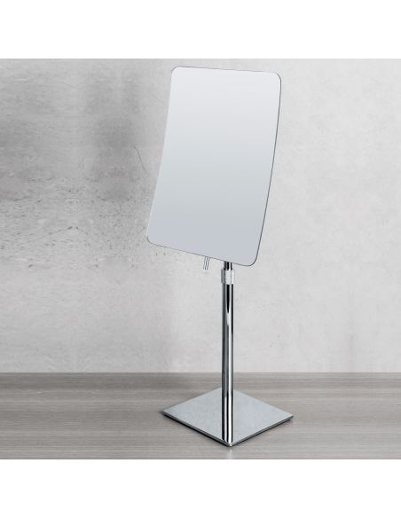Specchio ingranditore da appoggio 3x Colombo Design regolabile in altezza