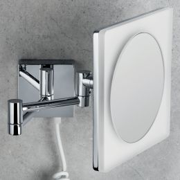 Specchio ingranditore a muro 3x con luce LED Colombo Design 2