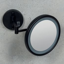 Specchio ingranditore a muro 3x con luce LED Colombo Design B9954