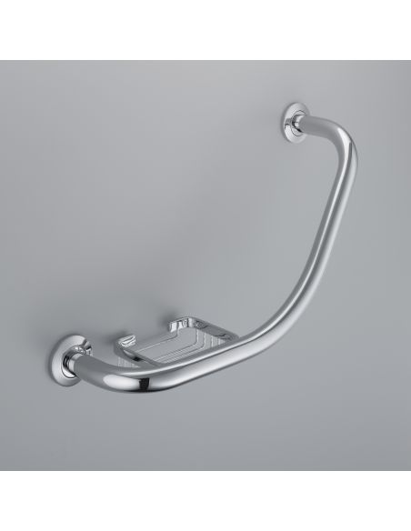 Maniglione per vasca Colombo Design con porta sapone reversibile