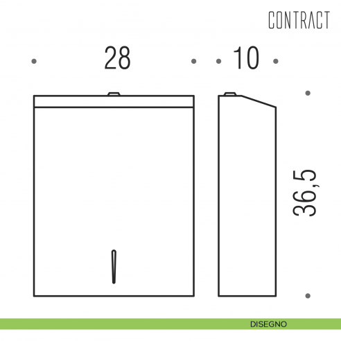 Distributore di salviette Colombo Design Contract-Comunità disegno
