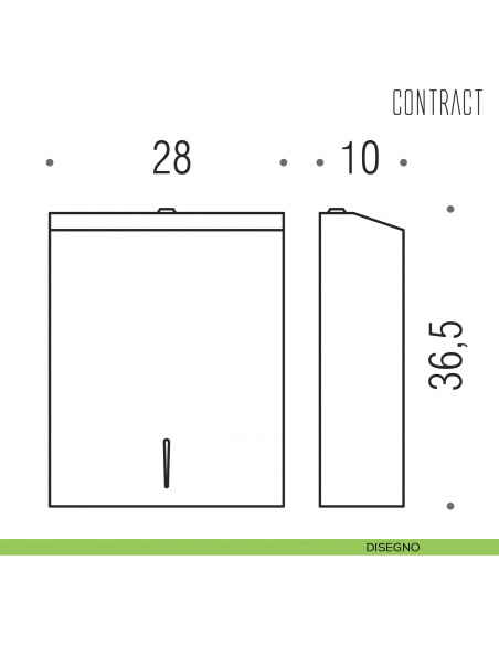 Distributore di salviette Colombo Design Contract-Comunità disegno