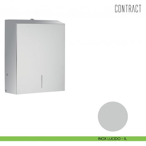 Distributore di salviette Colombo Design Contract-Comunità INOX LUCIDO