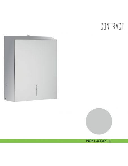 Distributore di salviette Colombo Design Contract-Comunità INOX LUCIDO