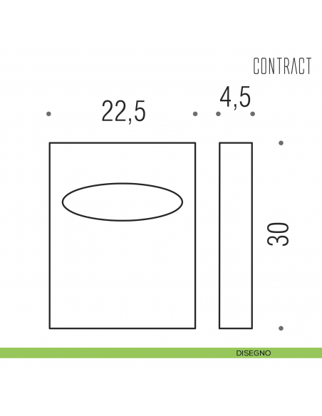 Distributore carta copriwater monouso Colombo Design B9972 disegno