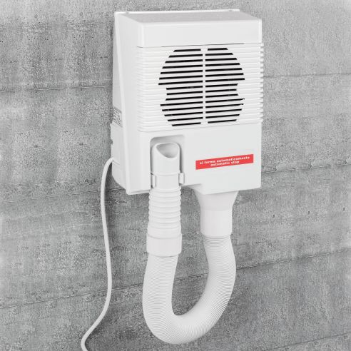 Asciugacapelli da parete con tubo flessibile Colombo Design B9973