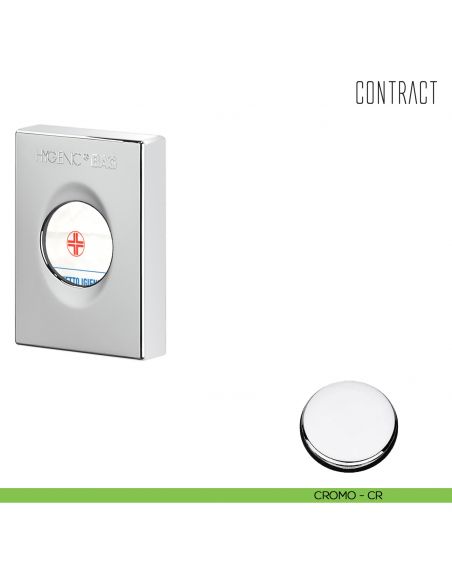 Porta sacchetti igenici Colombo Design Contract-Comunità B9982 cromo