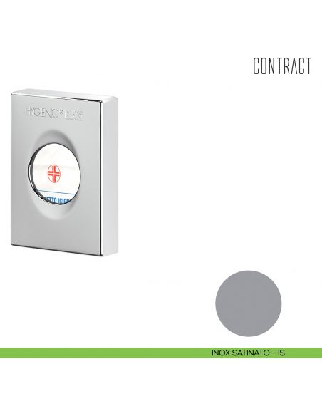 Porta sacchetti igenici Colombo Design Contract-Comunità B9982 inox satinato