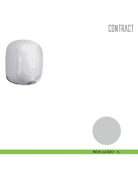 Asciugamani per elevata affluenza ad alta velocità Colombo Design Contract-Comunità B9984 acciaio inox lucido