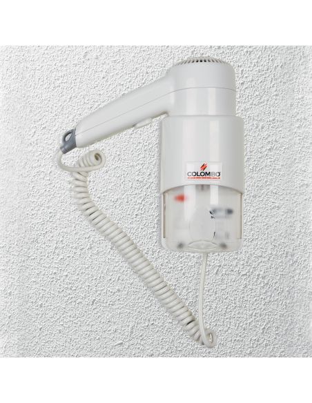Asciugacapelli da parete con presa universale per rasoio 110/220V Colombo Design Contract-Comunità