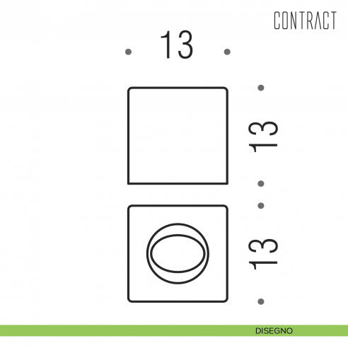 Porta fazzoletti in ABS cromato Colombo Design Contract-Comunità disegno