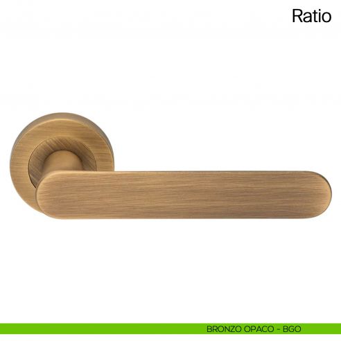 Maniglia per porta Ratio Manital bronzo opaco