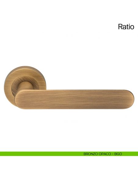 Maniglia per porta Ratio Manital bronzo opaco