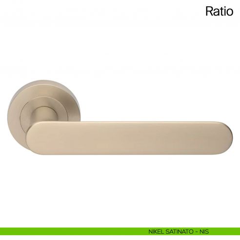 Maniglia per porta Ratio Manital nikel satinato