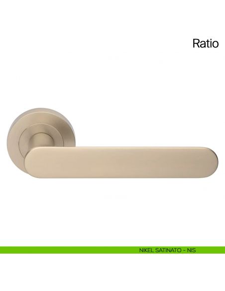 Maniglia per porta Ratio Manital nikel satinato