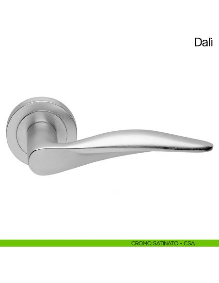 Maniglia per porta Dalì Manital cromato satinato