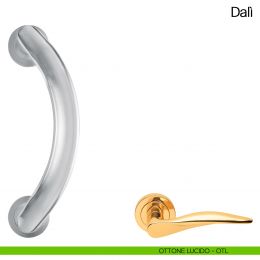 Maniglione per porta Dalì Manital con rosette 2