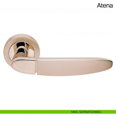 Maniglia per porta Atena Manital nikel satinato/nikel