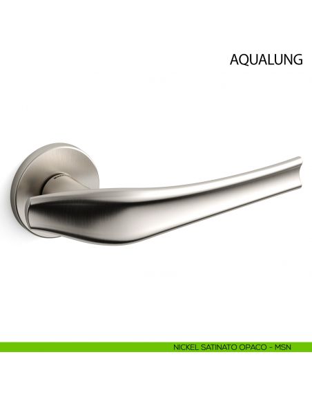 Maniglia per porta Aqualung Mandelli - nickel satinato - MSN