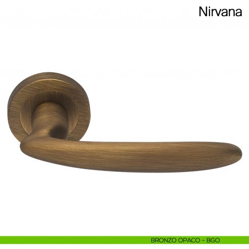 Maniglia per porta Nirvana Manital bronzo opaco