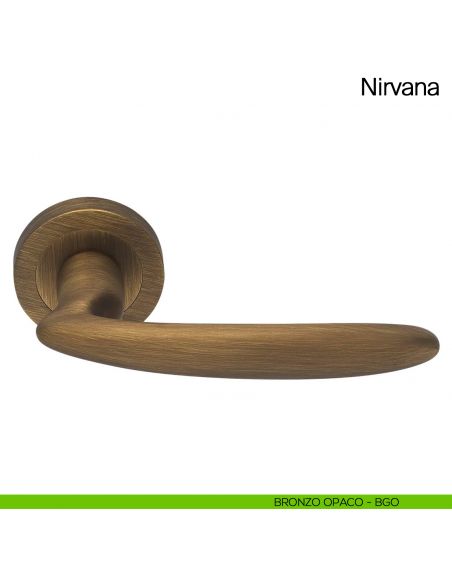 Maniglia per porta Nirvana Manital bronzo opaco