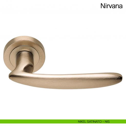 Maniglia per porta Nirvana Manital nikel satinato