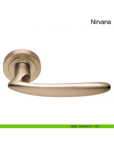 Maniglia per porta Nirvana Manital nikel satinato