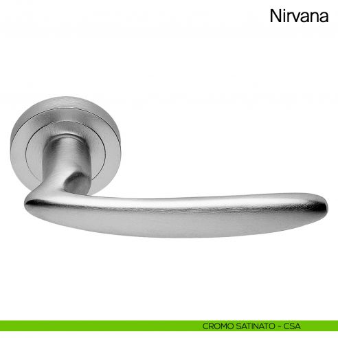 Maniglia per porta Nirvana Manital cromato satinato